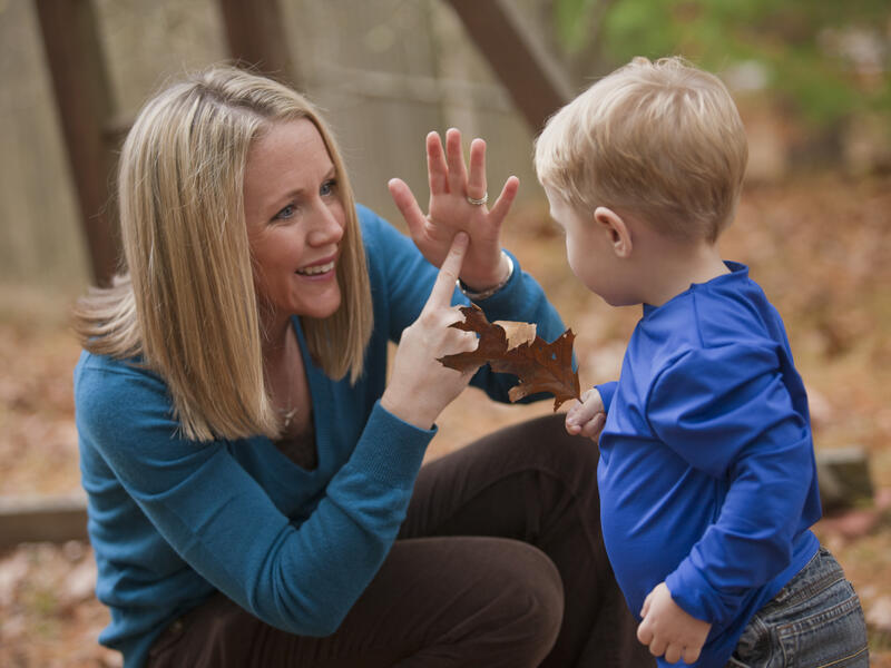 Baby sign language improves communication and bonding