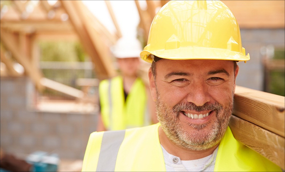 guy smiling contruction