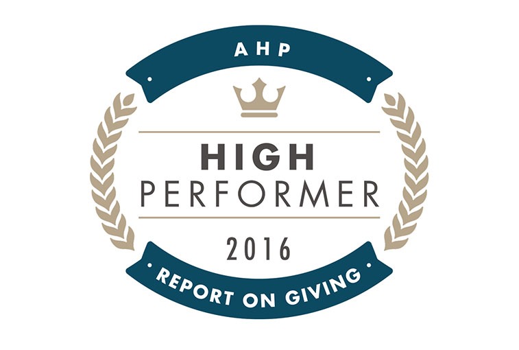 Sanford Health Foundation at the top