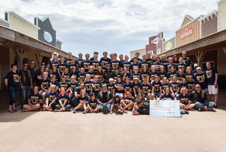 Motorcycle club supports pediatric cancer patients