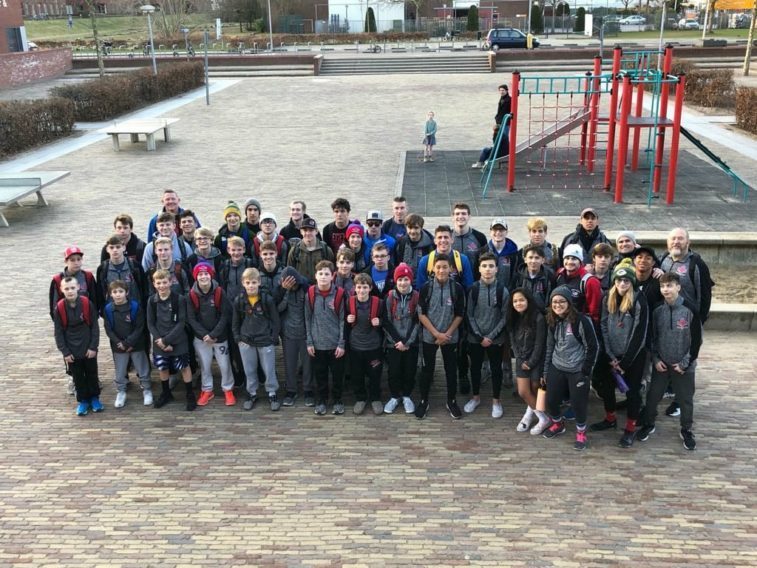 Youth wrestling team trains hard, makes history