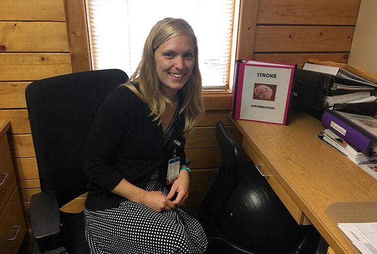 Shannon Pitt, stroke coordinator