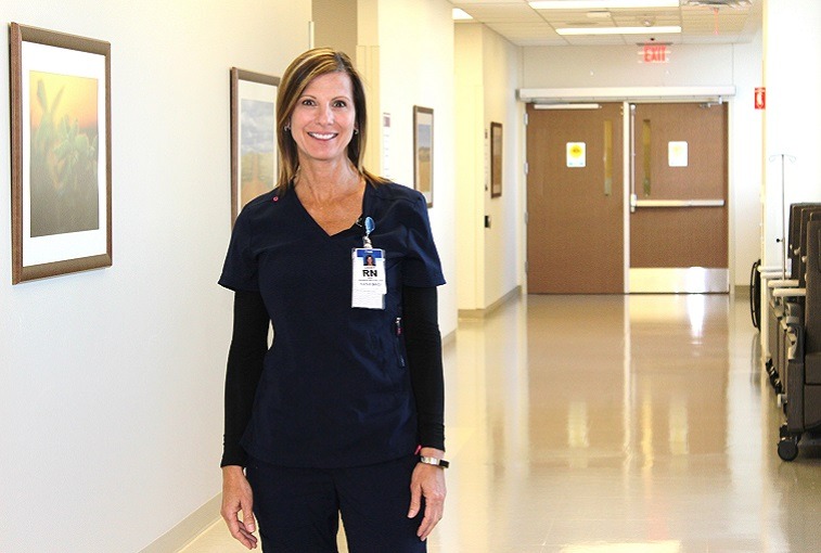 Janet Gerads, RN, came to Fargo, N.D., from Phoenix to work as a travel nurse before deciding to stay full-time.