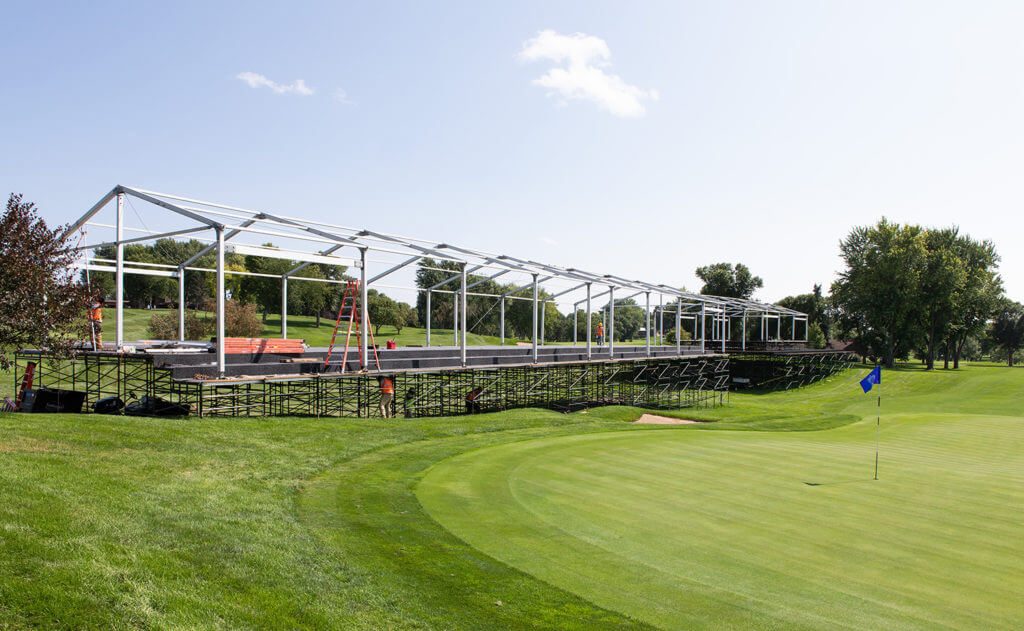 construction at Minnehaha Country Club