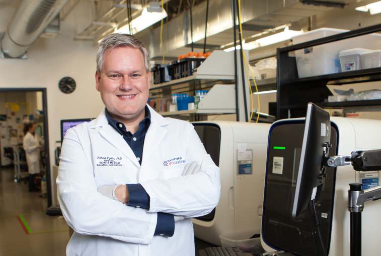 Clinical lab doctor Robert Pyatt at Sanford Imagenetics