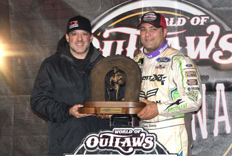 Tony Stewart and Donny Schatz