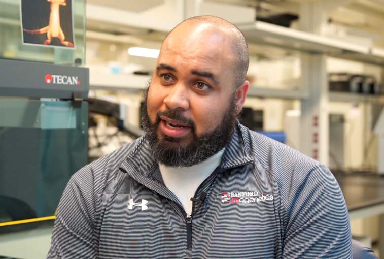 Video: Michael Mboob, director of operations for Sanford Health's genomics and genetics lab, explains the genetic testing process.
