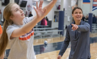 U.S. Olympian mentors Sanford Volleyball Academy