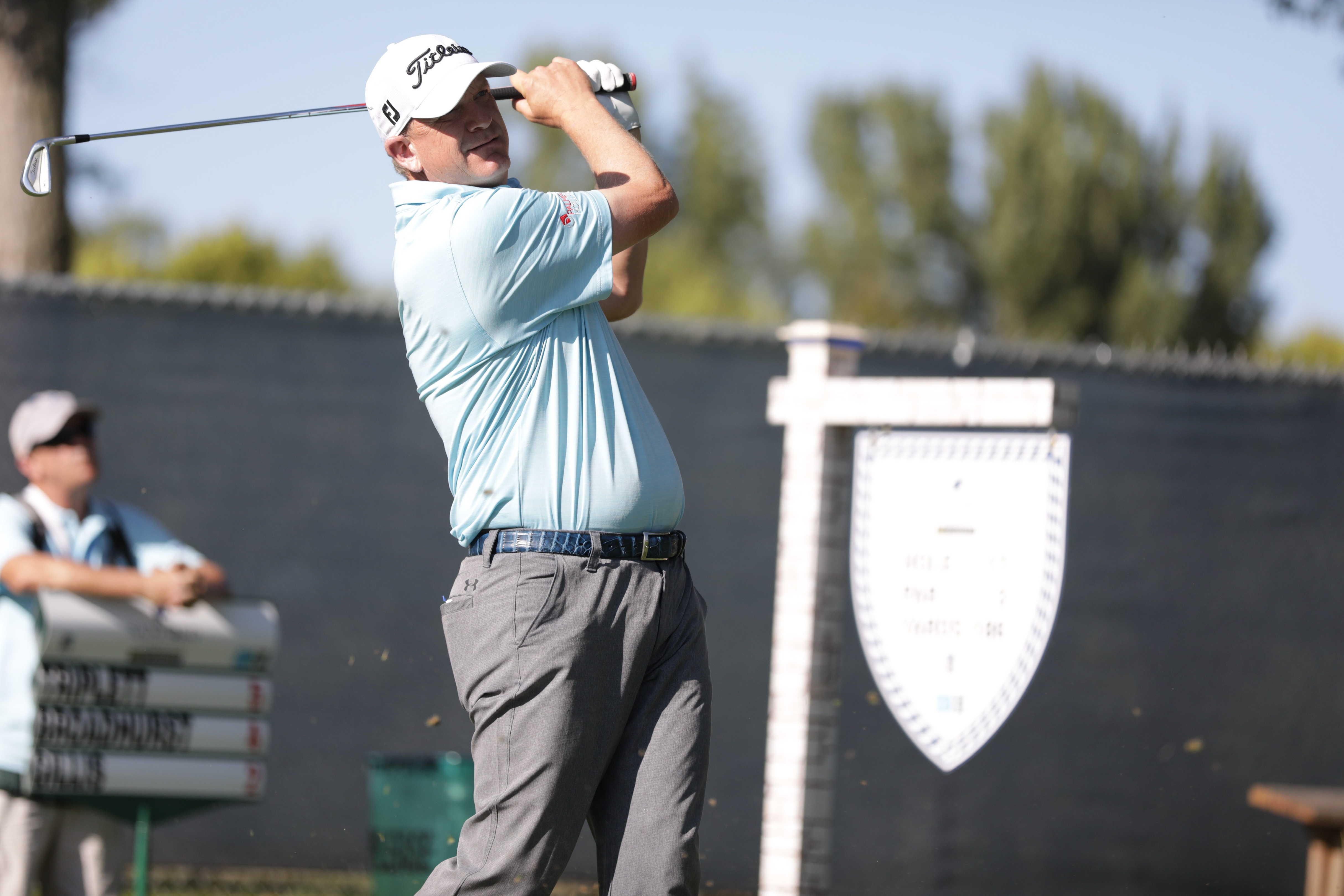 Triplett, Duke share Sanford International lead