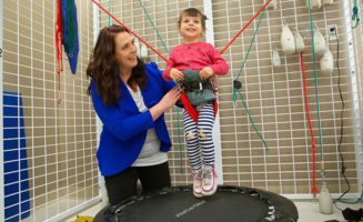 Physical therapy helps young children reach milestones