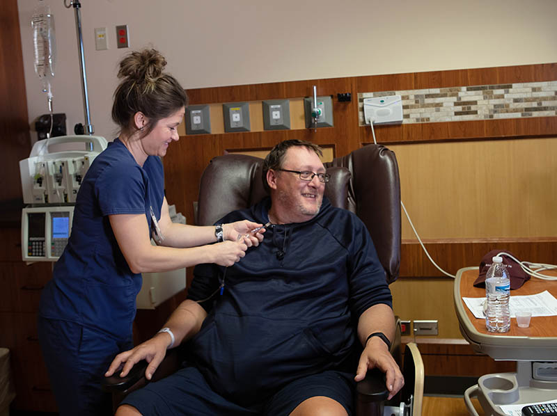 Dad shares struggles in fight against follicular lymphoma