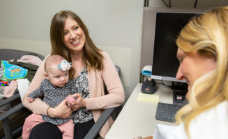 Cancer survivor welcomes baby, thanks to her oncologist