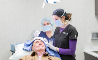 Skin cancer gives patient plenty of Mohs surgery experience