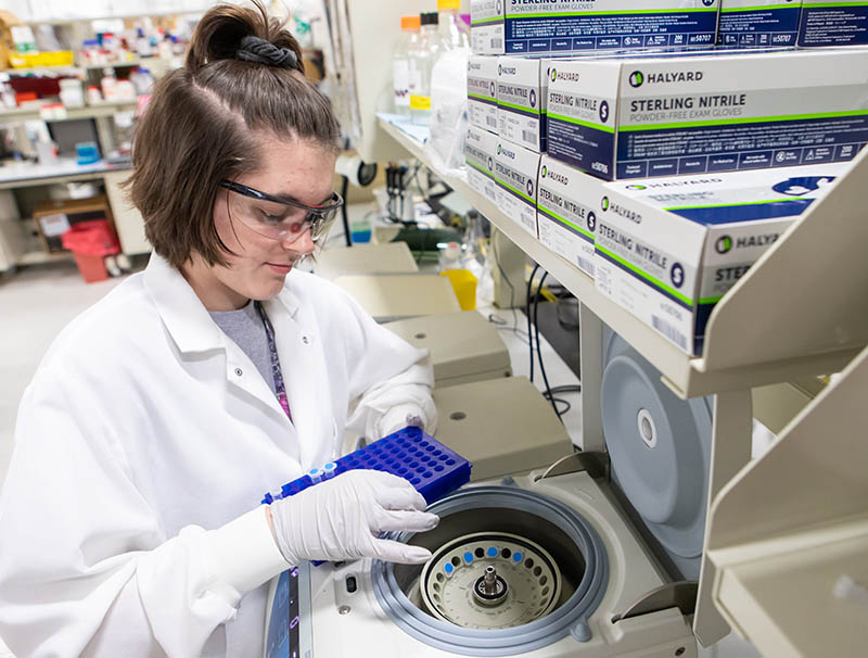 Cells — and fun — fill high school PROMISE Scholar’s summer