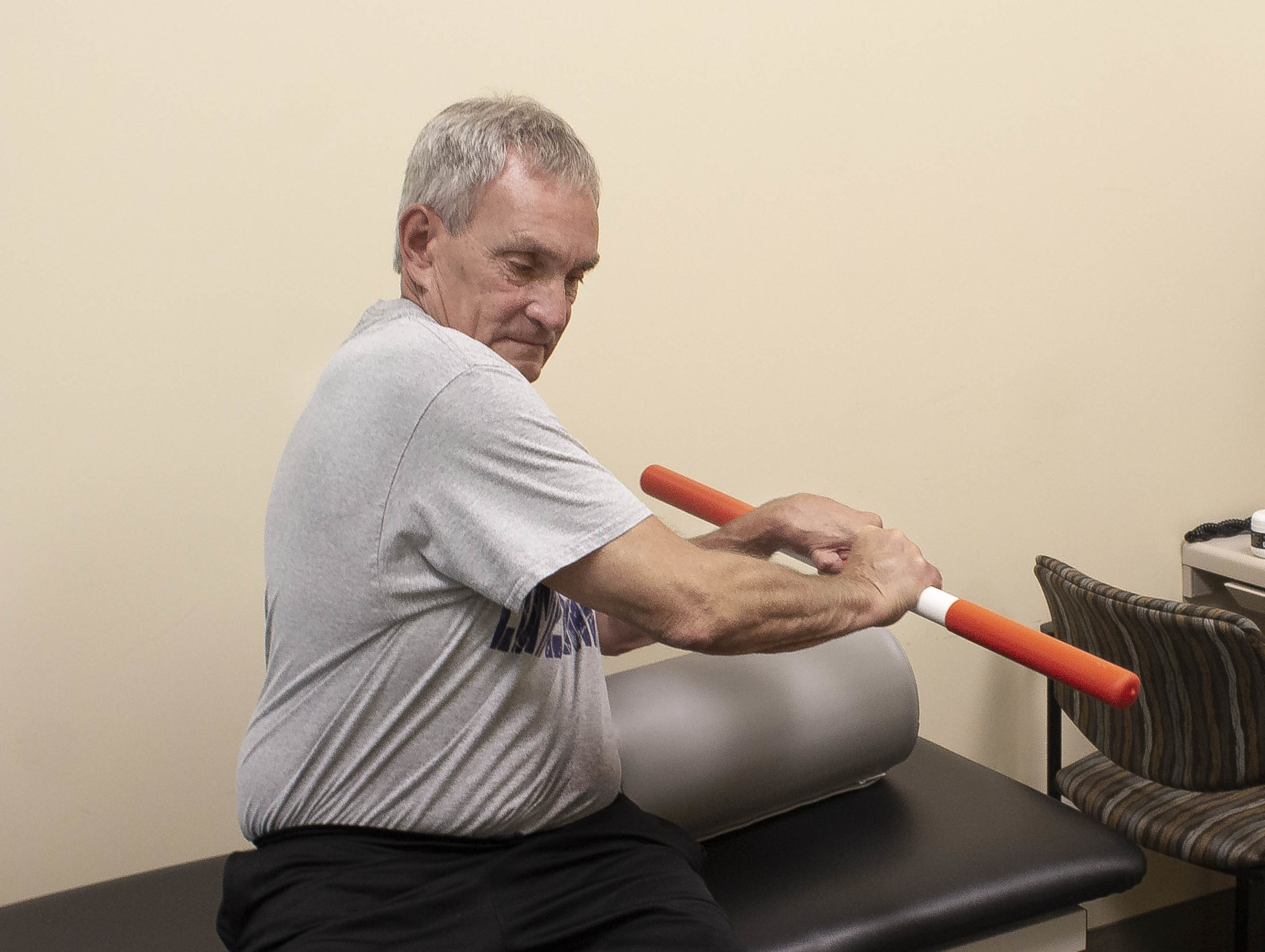 Rehab work, positive attitude give stroke patient life back