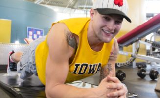 Working toward that world-record plank while stuck at home