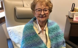 Prayer shawls and blankets bond Sanford volunteers