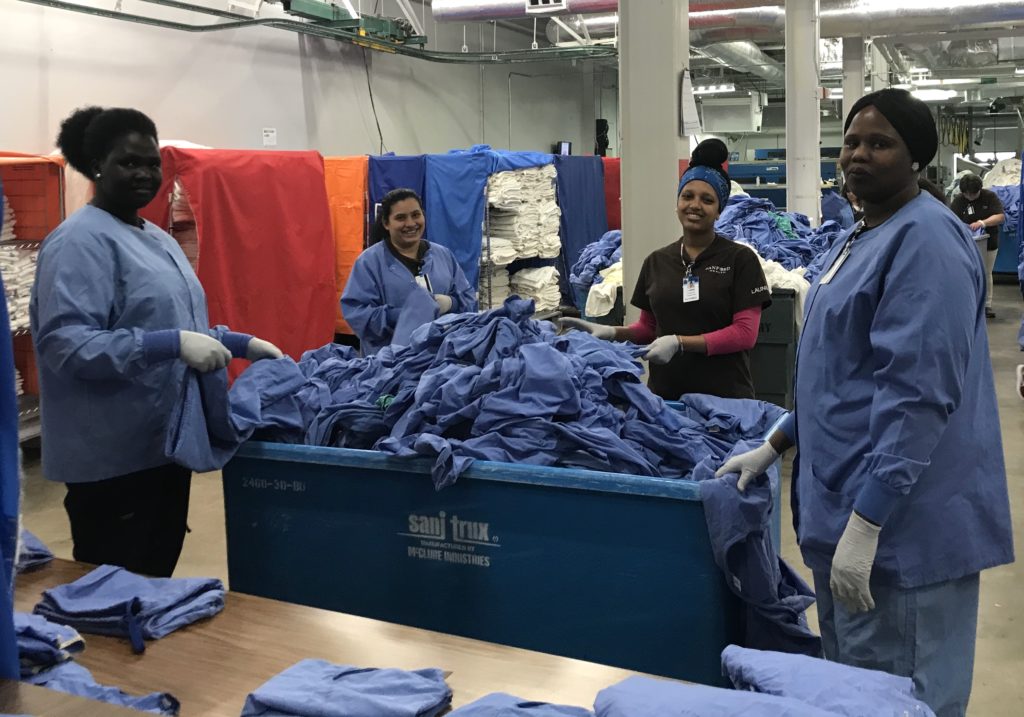 A look at Sanford laundry Crew cleans 25,000 pounds a day Sanford