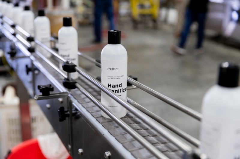 Ethanol producer starts making sanitizer for health care - Sanford