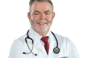 A portrait of Dr. Wendell Hoffman