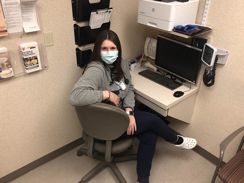 Sanford LPN steps up for training to help during surge