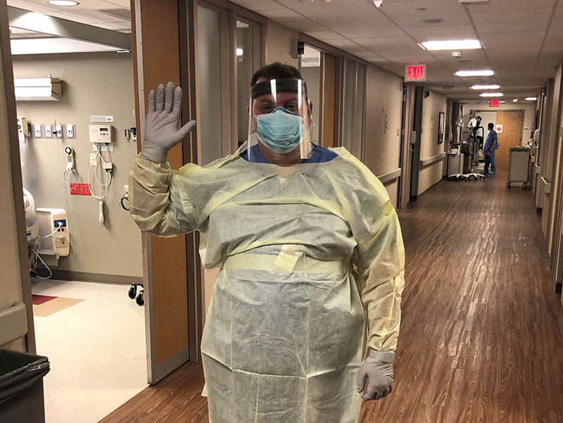 Hospitalist treats COVID-19 patients for 18 days in a row