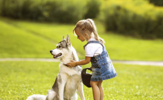 Does having a dog at home make for well-adjusted kids?