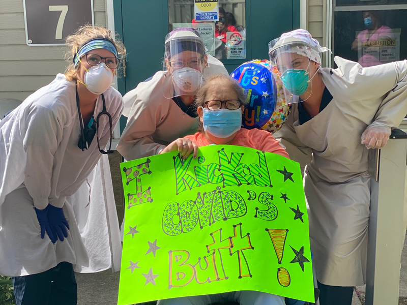 Resident beats the odds to recover from COVID-19