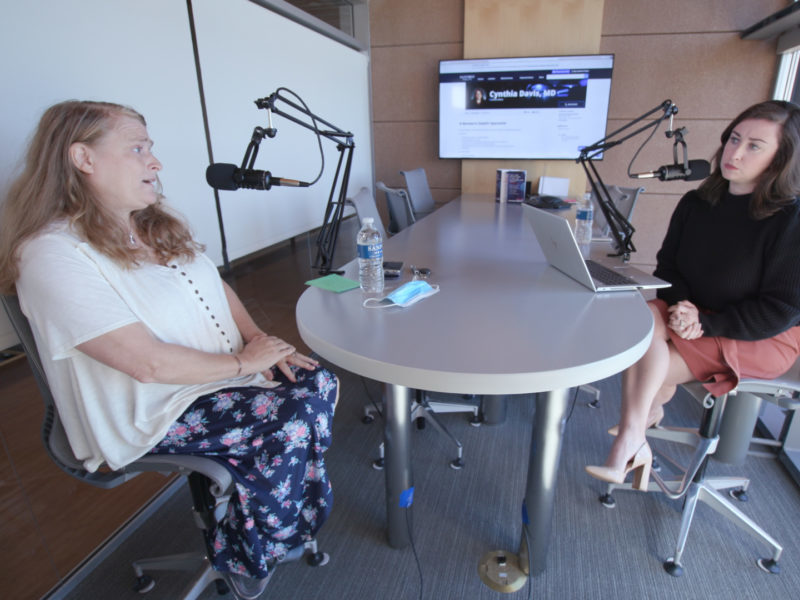 Cindy Davis sits down for a podcast with host Courtney Collen