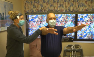 Stroke victim saved by quick-thinking neighbor