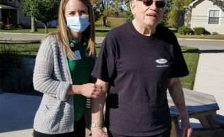 Ohio man back on his feet after backbreaking year