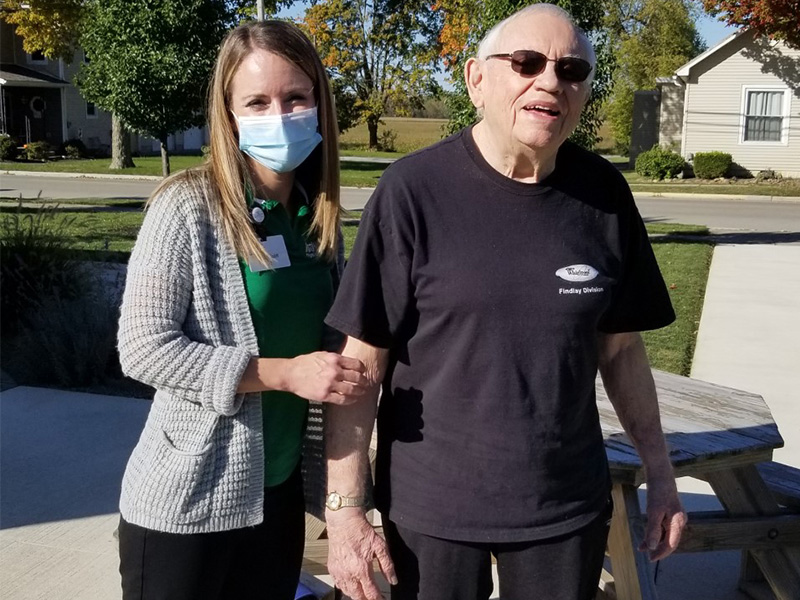 Ohio man back on his feet after backbreaking year