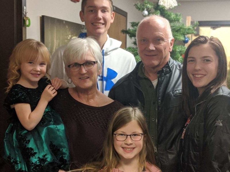 SLIDE SHOW (1/4): Last Christmas, Dean Kooiman and his wife Betty gathered with grandchildren (center front) Aubrey and (left to right) Lauren, Blake and Paige. (Photo courtesy of Dean Kooiman)