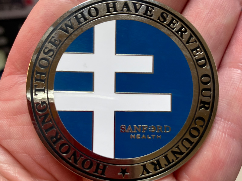 Sanford Health honors Air Force nurses with challenge coins
