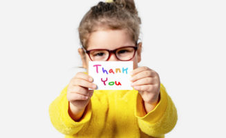 Help your child develop an attitude of gratitude