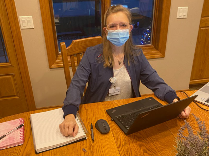 Nursing home nurse helps create a caring community