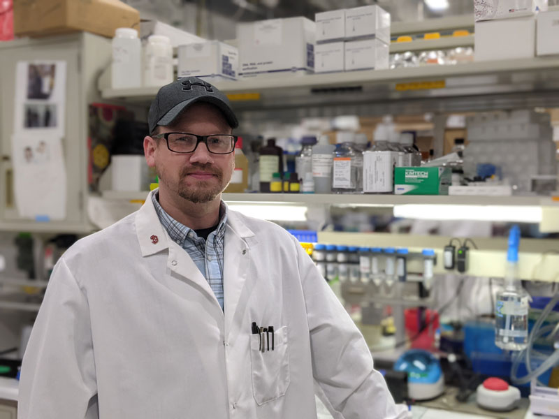 Grad student chases science career on unique path