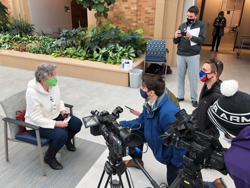 Sioux Falls patients receive first dose of COVID-19 vaccine