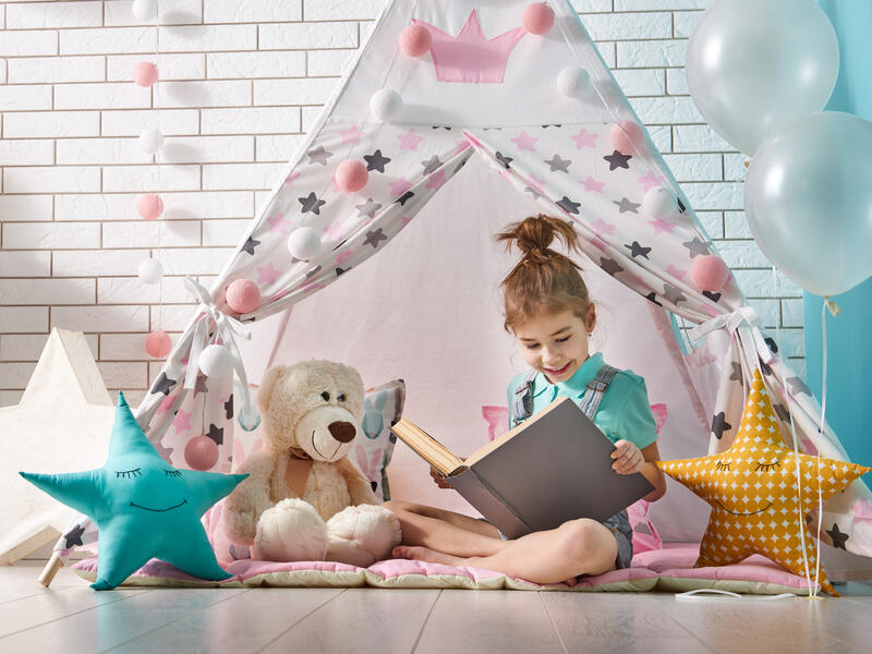 Create a reading space to enhance your child’s love of books