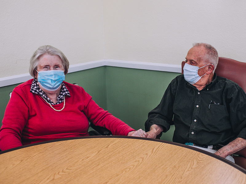 Society residents, married 64 years, share keys to success