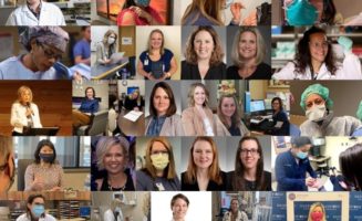 Collage of women who work at Sanford Health