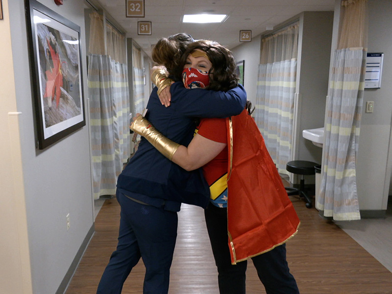 Cancer patient fights disease with superhero attitude