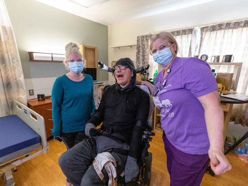 Good Samaritan Society resident breaking down barriers