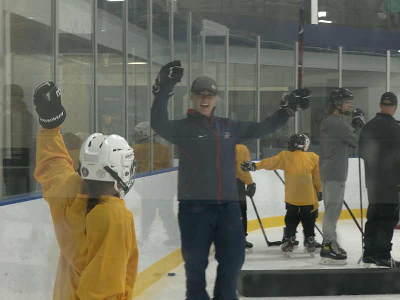New Sanford POWER Center hosts Hockey with the Pros Clinic