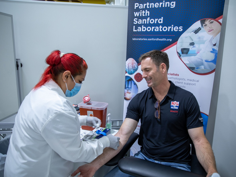 Sanford, NFL Alumni create biobank for medical research