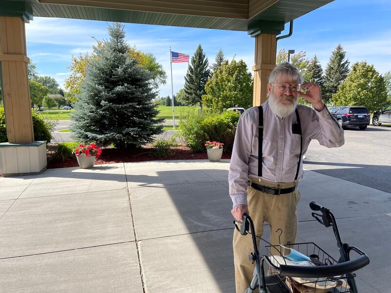 Senior living means safety to science professor