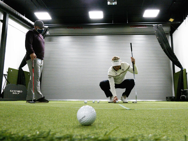 With putting in mind, Langer returns to Sanford Golf Academy