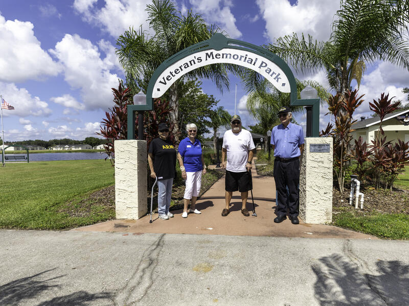 Kissimmee veterans share camaraderie, love for special park