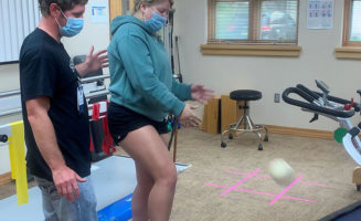 After two years of physical therapy, a return to sports