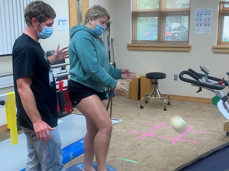 After two years of physical therapy, a return to sports